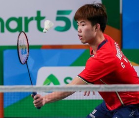 网上百家乐官网-亚锦赛李诗沣翁泓阳携手进八强 国羽男双仅剩独苗